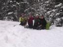 snowshoeing